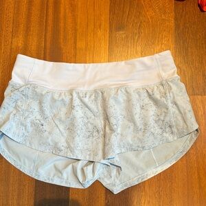 Lululemon purple with black dots shorts size 4 regular